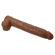 Pretty Love - Dany Dildo Realistico Flessibile Con Ventosa 36 CM -Ø- 5.6 CM Marrone