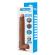 Pretty Love - Pat Dildo Flessibile Realistico Con Ventosa 40 CM -Ø- 6 CM Marrone