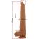Pretty Love - Viggo Dildo Realistico Morbido Al Tocco Della Pelle, 36,5 CM Marrone