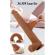 Pretty Love - Viggo Dildo Realistico Morbido Al Tocco Della Pelle, 36,5 CM Marrone