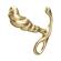 Pretty Love - Jack Zinc Alloy Prostate Massager Gold