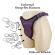 Pretty Love - Slip Universali Con Imbracatura Strap-On Viola E Nero