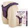 Pretty Love - Slip Universali Con Imbracatura Strap-On Viola E Nero