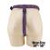 Pretty Love - Slip Universali Con Imbracatura Strap-On Viola E Nero