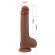 Pretty Love - Tommy Vibratore Realistico Con Spinta E Telecomando, Marrone Scuro