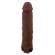 Pretty Love - Manicotto Vibrante Per Pene Quillon 20 CM Ø 4 CM Marrone