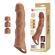 Pretty Love - Manicotto Regolabile Per Allungamento Del Pene 28 CM Ø 4,5 CM Marrone