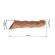 Pretty Love - Manicotto Regolabile Per Allungamento Del Pene 28 CM Ø 4,5 CM Marrone