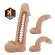 Pretty Love - Imbracatura Jolyon Con Dildo Flessibile 22 CM Ø 4,8 CM Naturale