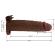 Pretty Love - Xerxes Manchon PÉnis Vibrant 22 CM Ø 4,5 CM Marron