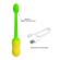 Pretty Love - Uovo Vibrante Controllabile Tramite App Pulsen, 12 Funzioni, Ricaricabile Tramite Usb, Verde-Giallo