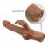 Pretty Love - Vibratore a Forma Di Coniglio Realistico Ellison 22,6 CM Ø 4,2 CM Marrone