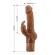 Pretty Love - Vibratore a Forma Di Coniglio Realistico Ellison 22,6 CM Ø 4,2 CM Marrone