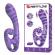 Pretty Love - Vibratore a Doppia Estiva Con Manico 19 CM Ø 3,5 CM Viola