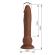 Pretty Love - Dildo Vibrante Eren 20,5 CM Ø 4,5 CM Marrone