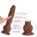 Pretty Love - Dildo Vibrante Eren 20,5 CM Ø 4,5 CM Marrone
