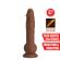 Pretty Love - Dildo Vibrante Eren 20,5 CM Ø 4,5 CM Marrone