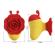 Pretty Love - Stimolatore Clitorideo Ricaricabile Little Bee, 7 ModalitÀ, ROSSO/GIALLO