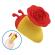 Pretty Love - Stimolatore Clitorideo Ricaricabile Little Bee, 7 ModalitÀ, ROSSO/GIALLO