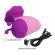 Pretty Love - Stimolatore Clitorideo Ricaricabile Little Bee, 7 ModalitÀ, Viola-Rosa