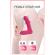 Pretty Love - Vibratore Ricaricabile In Silicone Duden Con 12 ModalitÀ Di Vibrazione E 3 ModalitÀ Di Oscillazione, Rosa