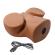 Crazy Bull - Realistischer Weiblicher Torso-Masturbator Mit Doppeleintritt, Vibrations- Und Saugfunktion, Naturfarbe