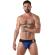 Locker Gear - Breiter Tailband-Jockstrap Blau S
