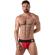 Locker Gear - Szeroki Pas Jockstrap Czerwony S