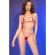 Chilirose - Cr 4900 Rode Tweedelige Micro Bikini Met Strappy Uitsparingen - One Size