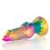 Epic - Godemichet Iris Avec Testicules Arc-En-Ciel De Plaisir