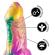 Epic - Godemichet Iris Avec Testicules Arc-En-Ciel De Plaisir
