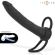 Intense- Lucas Anal Dildo With Cock and Testicle Ring Silicone