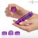 Intense - Kurt Mini Massager With 4 Interchangeable Heads Purple
