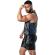 Locker Gear - Punch Hole Leatherette Gilet Blu S