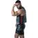 Locker Gear - Punch Hole Leatherette Gilet Rosso S