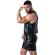 Locker Gear - Punch Hole Leatherette Gilet Nero S