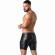 Locker Gear - Punch Hole Leatherette Pantaloncini Cargo Nero S