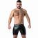 Locker Gear - Punch Hole Leatherette Pantaloncini Cargo Nero S