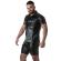 Locker Gear - Punch Hole Leatherette Hemd Khaki S