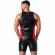 Locker Gear - Punch Hole Leatherette Tank Top Red