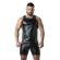 Locker Gear - Punch Hole Leatherette Tanktop Khaki S