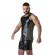 Locker Gear - Punch Hole Leatherette Tanktop Khaki S