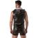 Locker Gear - Punch Hole Leatherette Bluza Z Kapturem BiaŁy S