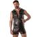 Locker Gear - Punch Hole Leatherette Bluza Z Kapturem BiaŁy S