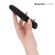 Black & Silver - Joseph Usb Rechargeable Vibrator With Led Display Black