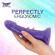 Mythology - Lyra 10 Silicone Dildo 17 CM Ã 3.6 CM Purple Speckled