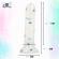 Mythology - Lyra 4 Silicone Dildo 17 CM Ã 3.6 CM Clear Flowers