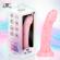 Mythology - Lyra 9 Silicone Dildo 17 CM Ã 3.6 CM Clear Pink Red Speckled