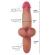 Hidden Desire - Heavy Hitter Realistic Liquid Silicone Vibrating Dildo With 2 Motors, 26 CM Length, 5 CM Diameter, Skin Tone