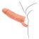 Hidden Desire - Inferno Liquid Silicone Extender Sleeve With Ring 18 CM Ã 4.5 CM - Skin Tone